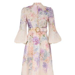 Zimmerman Dawning Buttoned Midi Dress